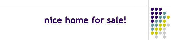nice home for sale!